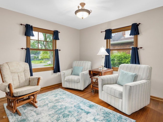 824 Dawes Ave, Wheaton, IL 60189 - living area with healthy amount of natural light and wood finished floors