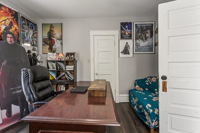 1104 W Church St, Champaign, IL 61821 - home office featuring wood finished floors