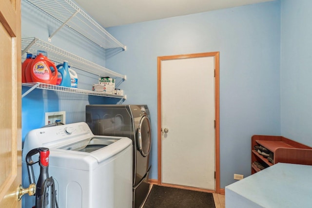 8610 Pebble Creek Ct, Wonder Lake, IL 60097 - washroom featuring separate washer and dryer