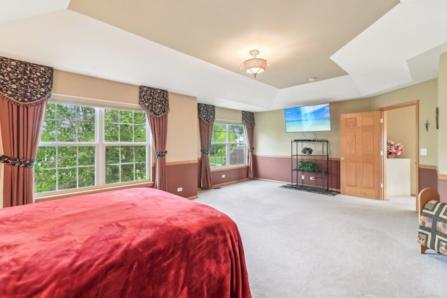 8610 Pebble Creek Ct, Wonder Lake, IL 60097 - carpeted bedroom with a raised ceiling and baseboards