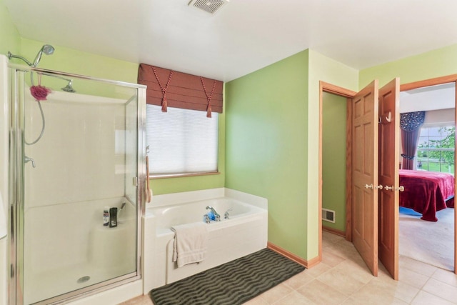 8610 Pebble Creek Ct, Wonder Lake, IL 60097 - full bath featuring a shower stall, a bath, and ensuite bathroom