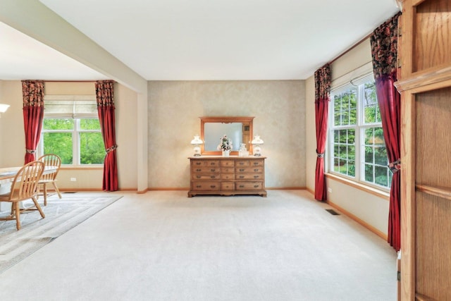 8610 Pebble Creek Ct, Wonder Lake, IL 60097 - living area featuring carpet floors and baseboards