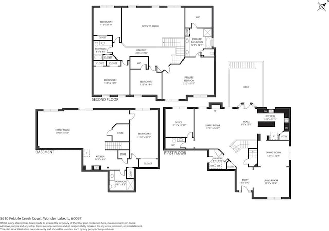 8610 Pebble Creek Ct, Wonder Lake, IL 60097 - room layout
