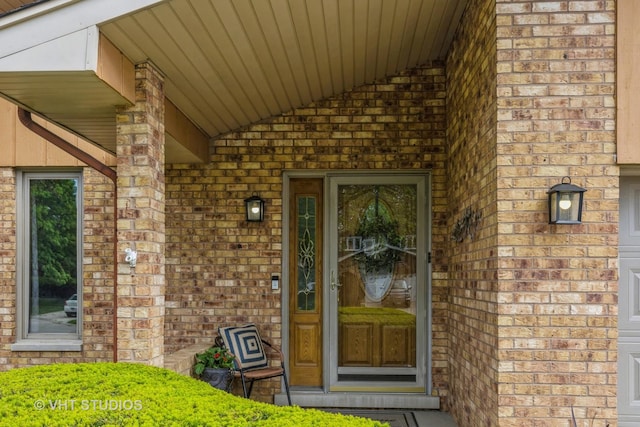 13136 Sage Ct, Homer Glen, IL 60491 - doorway to property with brick siding and a porch