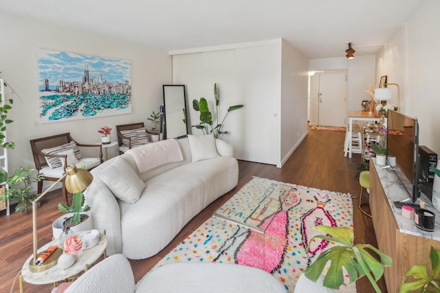 2400 N Lakeview Ave Unit 1108, Chicago, IL 60614 - living area with wood finished floors