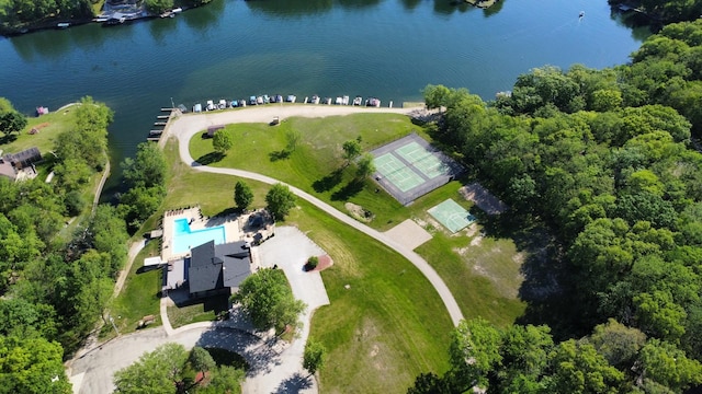 22 Cedar Ln, Putnam, IL 61560 - aerial view of property's location featuring a large body of water
