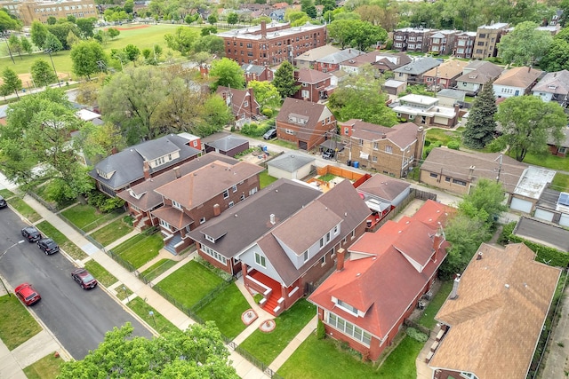 7424 S Euclid Ave, Chicago, IL 60649 - aerial perspective of suburban area