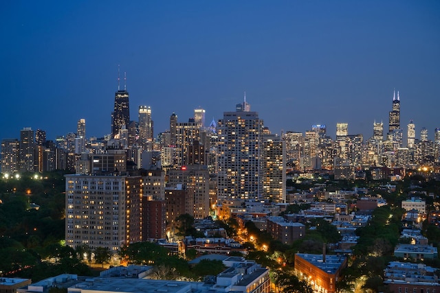 2400 N Lakeview Ave Unit 2803-04, Chicago, IL 60614 - view of city featuring a view of city lights