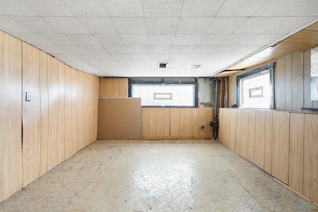 3229 N Oketo Ave, Chicago, IL 60634 - below grade area with wooden walls and light floors