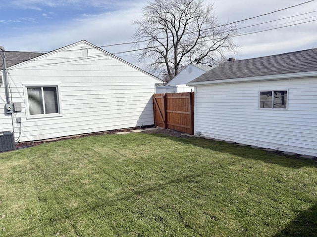8758 S Corcoran Rd Unit 2, Hometown, IL 60456 - view of yard featuring central AC unit