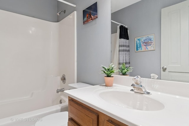 6S024 Westwind Dr, Naperville, IL 60563 - bathroom featuring toilet, vanity, and shower / tub combo