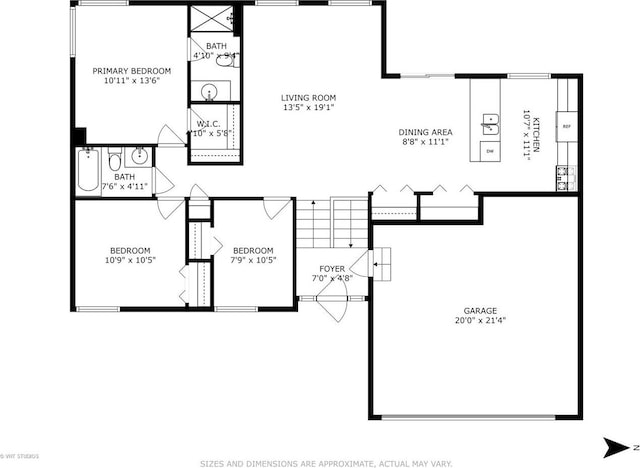 6S024 Westwind Dr, Naperville, IL 60563 - floor plan / room layout