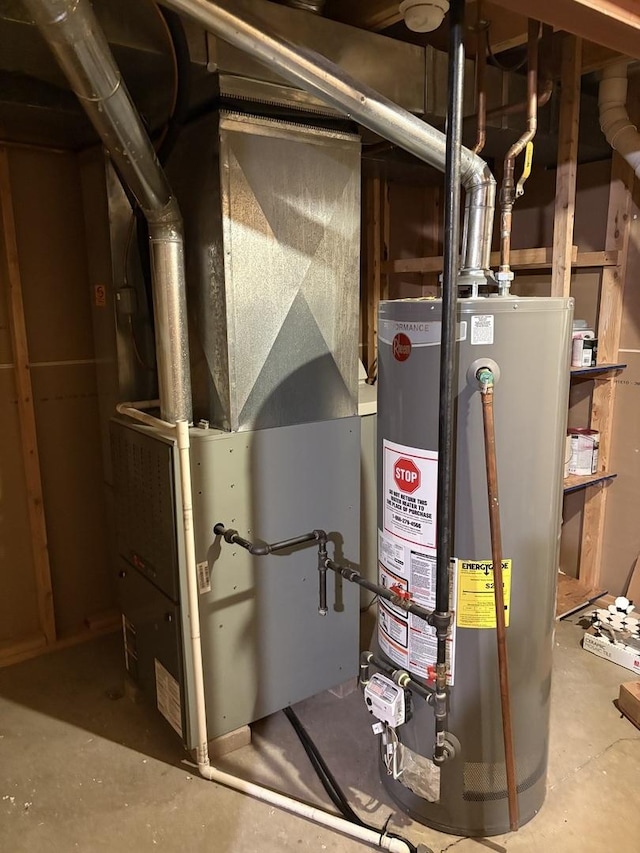 2804 Misty Brook Ln, Joliet, IL 60432 - utilities featuring gas water heater and heating unit