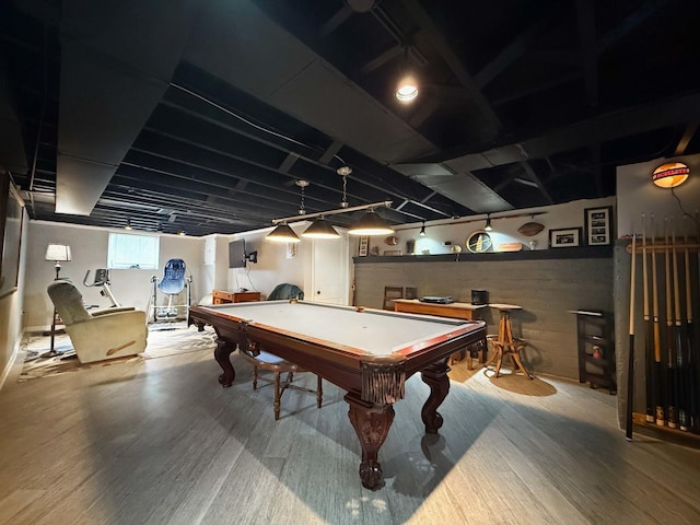 505 S Oakland Ave, Villa Park, IL 60181 - playroom with billiards and wood finished floors
