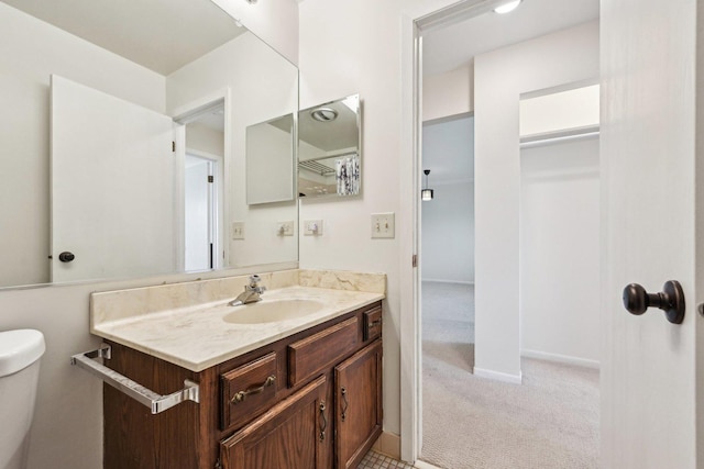 950 E Wilmette Rd Unit 410, Palatine, IL 60067 - bathroom featuring toilet and vanity
