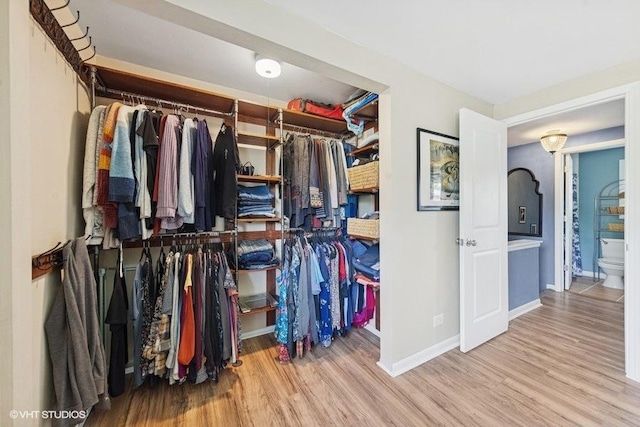 1S155 Danby St, Villa Park, IL 60181 - spacious closet with wood finished floors