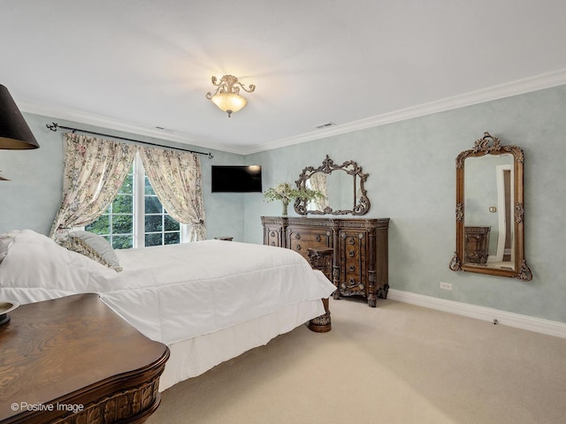 6 Swaps Ct, Oak Brook, IL 60523 - bedroom featuring ornamental molding and carpet flooring