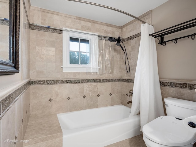 6 Swaps Ct, Oak Brook, IL 60523 - full bath with tile walls and shower / bathtub combination with curtain