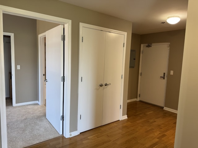 100 N Hermitage Ave Unit 409, Chicago, IL 60612 - hallway with wood finished floors and baseboards