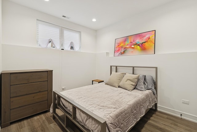 218 E 46th St, Chicago, IL 60653 - bedroom with wood finished floors and recessed lighting