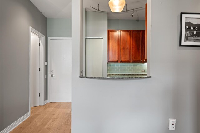550 W Fulton St Unit 303, Chicago, IL 60661 - hall featuring light wood finished floors