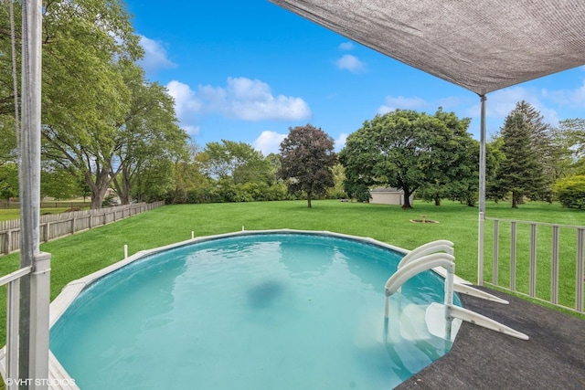 4N671 Petersdorf Rd, West Chicago, IL 60185 - view of swimming pool with view of wooded area
