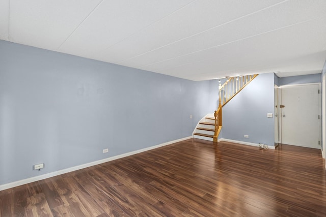 711 W Gordon Ter Unit 117, Chicago, IL 60613 - finished basement with stairs, wood finished floors, and baseboards
