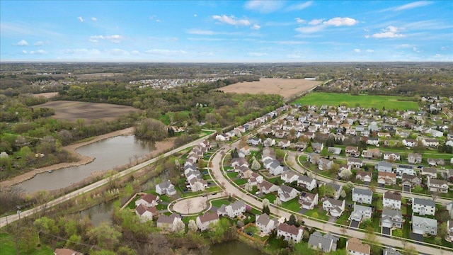 605 Acorn Ct, Antioch, IL 60002 - aerial overview of property's location featuring a nearby body of water and nearby suburban area