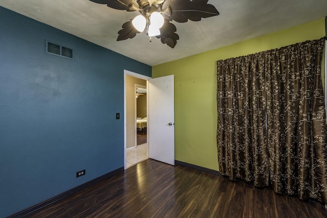 10100 W Chaplin Ave, Beach Park, IL 60087 - unfurnished room with wood finished floors and ceiling fan