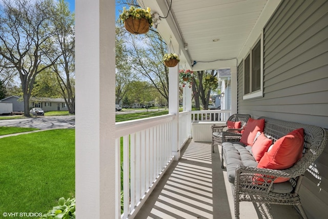 1713 Meadow Ln, Mchenry, IL 60050 - porch with an outdoor hangout area