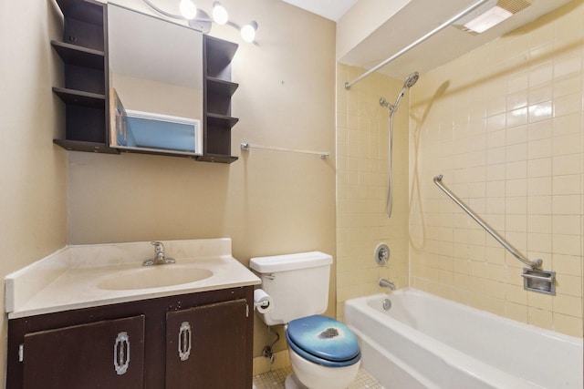 7333 Grand Ave Unit 102, Downers Grove, IL 60516 - bathroom with  shower combination, vanity, and toilet