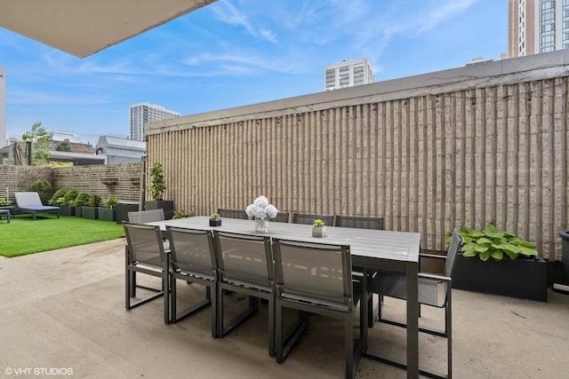 1516 N State Pkwy Unit 5D, Chicago, IL 60610 - view of patio / terrace featuring outdoor dining area