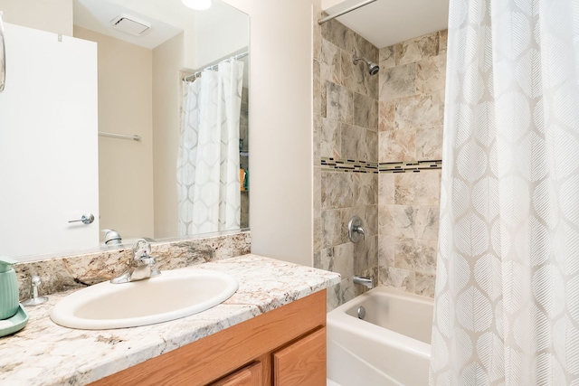 16 Lucas Dr, Palos Hills, IL 60465 - bathroom with shower / bath combo with shower curtain and vanity