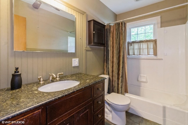 170 Wallace St, New Lenox, IL 60451 - full bath with vanity, toilet, shower / tub combo, and tile patterned flooring