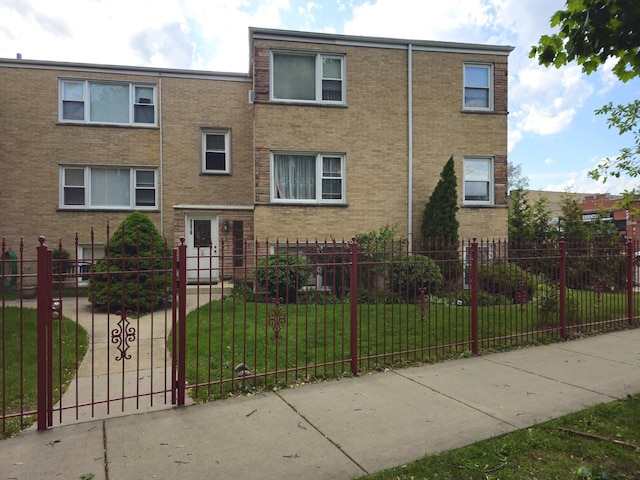 4978 N Menard Ave Unit 101, Chicago, IL 60630 - view of front of house with brick siding
