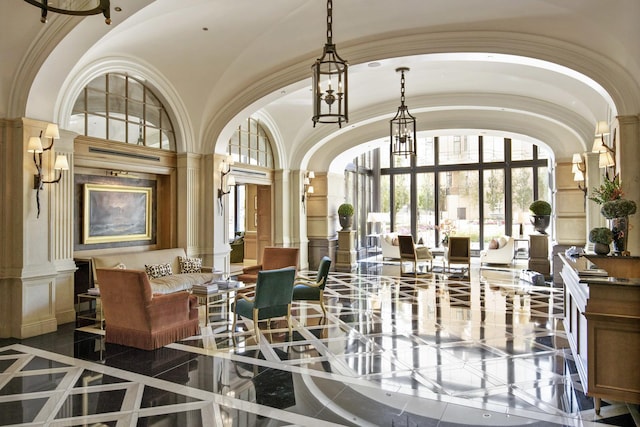 2550 N Lakeview Ave Unit S2005, Chicago, IL 60614 - building lobby featuring a towering ceiling