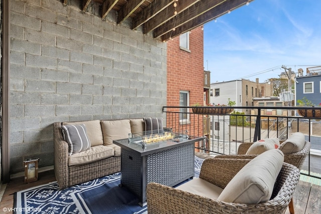 2523 N Halsted St Unit 2, Chicago, IL 60614 - balcony with an outdoor living space