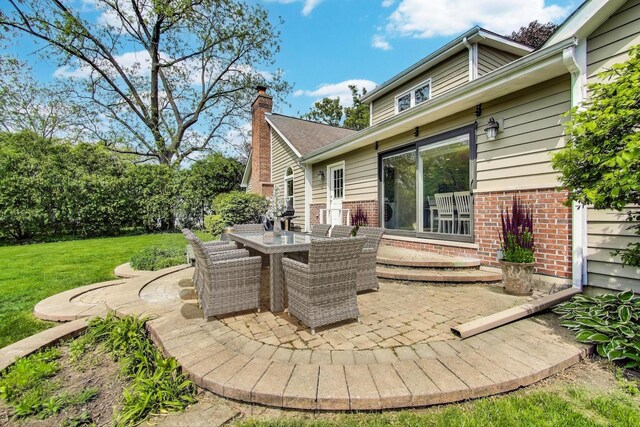 2481 Benton St, Palatine, IL 60067 - view of patio / terrace featuring outdoor dining space