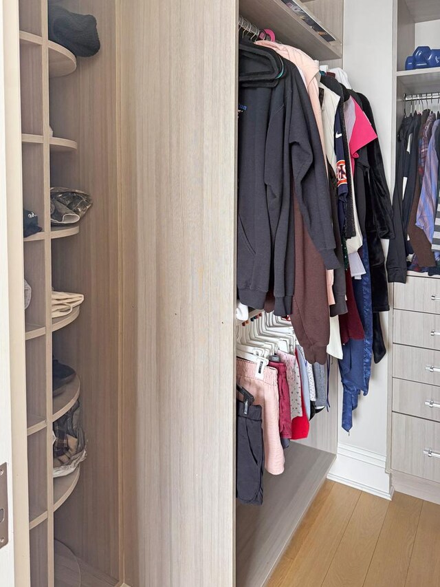 405 N Wabash Ave Unit 4308, Chicago, IL 60611 - spacious closet featuring wood finished floors