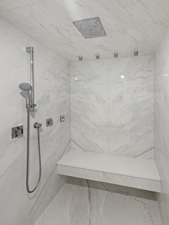 405 N Wabash Ave Unit 4308, Chicago, IL 60611 - full bath with a marble finish shower