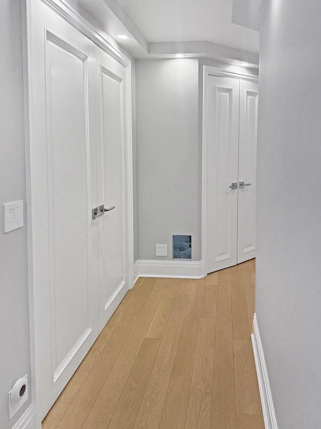 405 N Wabash Ave Unit 4308, Chicago, IL 60611 - corridor with wood finished floors and baseboards