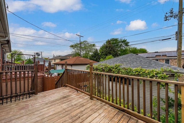 6856 W Montrose Ave, Harwood Heights, IL 60706 - view of wooden terrace