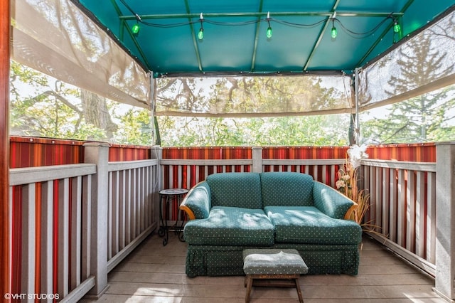 10716 S Hoyne Ave, Chicago, IL 60643 - wooden deck featuring an outdoor hangout area