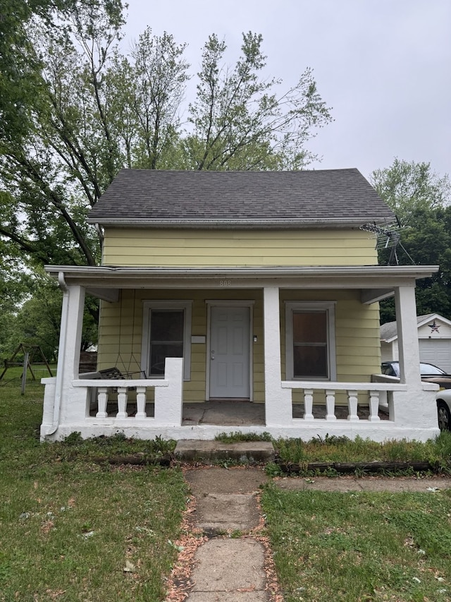 view of front of house with a porch