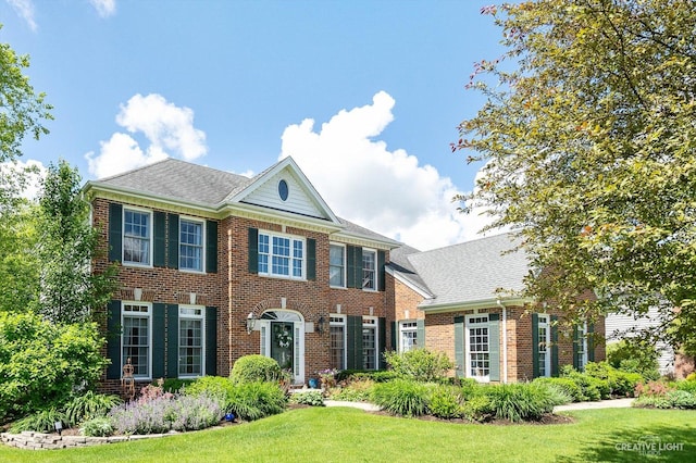 39W835 Carl Sandburg Rd, Saint Charles, IL 60175 - colonial inspired home with brick siding and a front lawn
