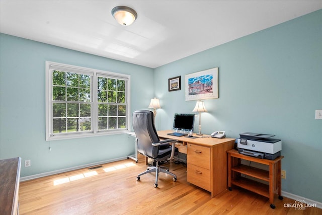39W835 Carl Sandburg Rd, Saint Charles, IL 60175 - office featuring light wood-style floors and baseboards
