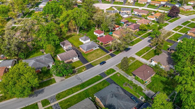 16228 Sussex Ave, Markham, IL 60428 - aerial overview of property's location with nearby suburban area