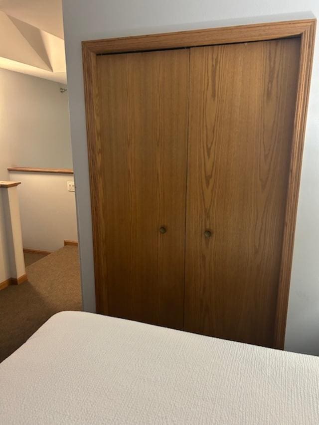 111 Center St Unit 441, Lake Geneva, WI 53147 - bedroom featuring carpet flooring, a closet, and baseboards