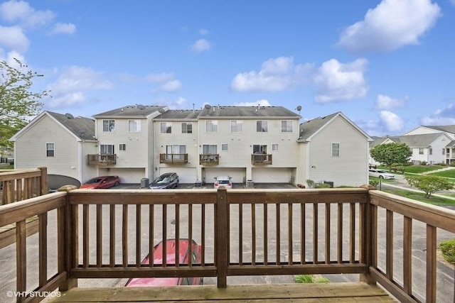 897 Clover Ln, Pingree Grove, IL 60140 - deck featuring a residential view