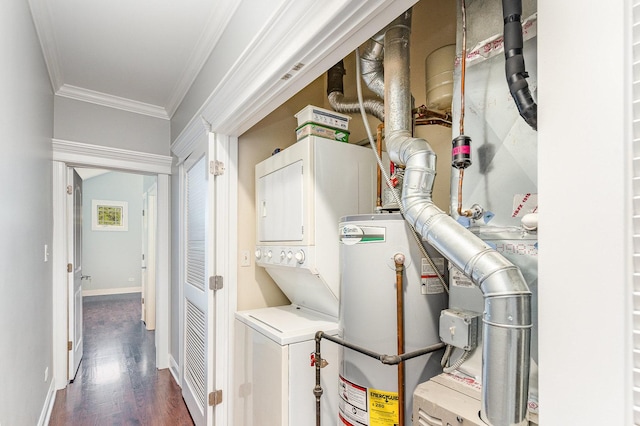 641 E 50th St Unit 3, Chicago, IL 60615 - utilities featuring stacked washer / drying machine and gas water heater